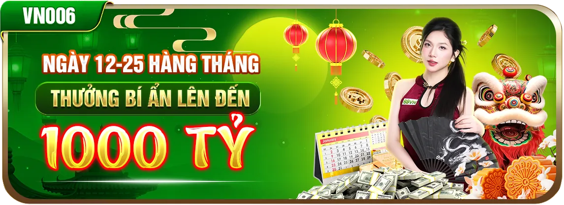 Banner quảng cáo các chương trình khuyến mãi và ưu đãi của Vj99 Casino